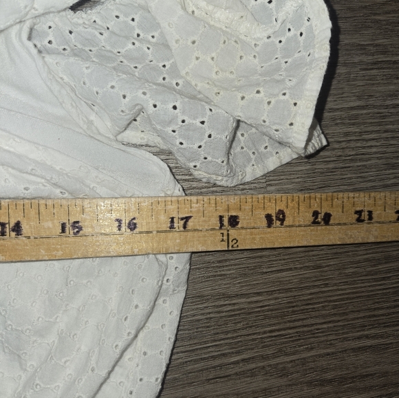 Design History White Off-Shoulder Eyelet Sundress - Picture 10 of 10